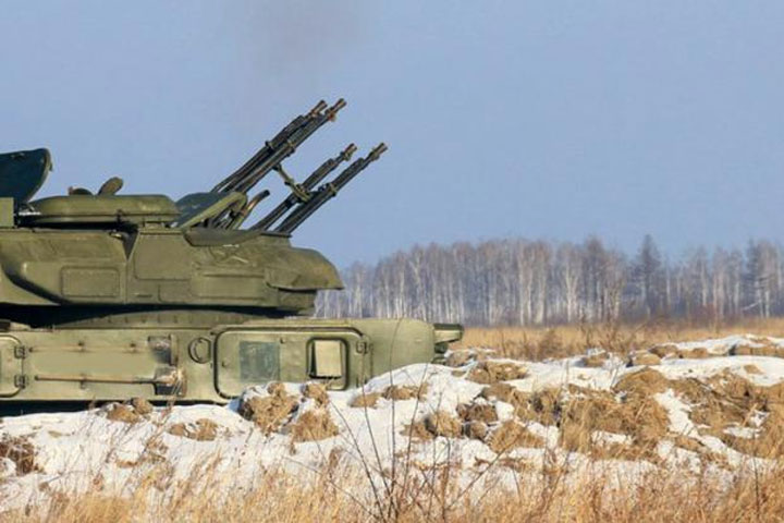Немыслимое на Украине: Атакующие русских немецкие танки Leopard 2 прикроют советские самоходки ЗСУ-57−2