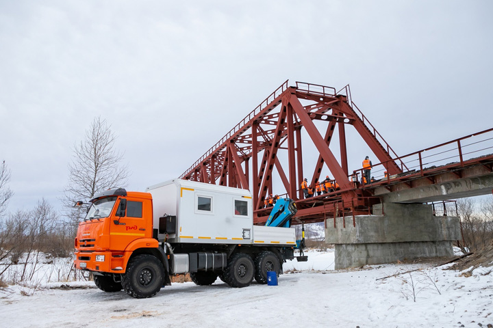 Реконструкция моста через реку Черный Июс в Хакасии завершена