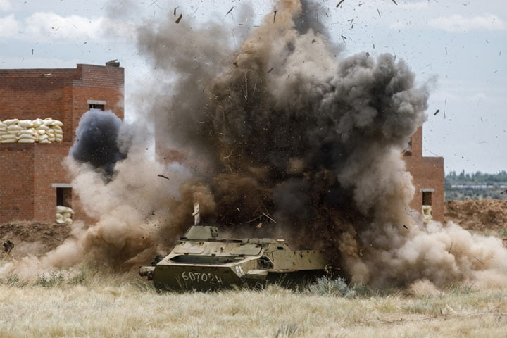 Украина разбомбила российский пограничный пункт