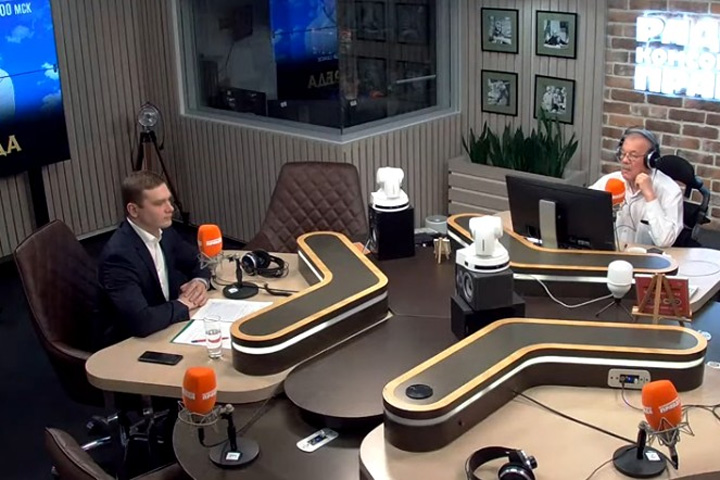 Радио  «Комсомольская правда»: губернатору Коновалову задали и личные вопросы