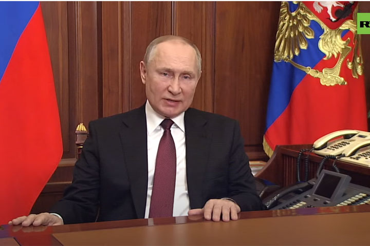 Путин выступил с экстренным обращением к россиянам. ВИДЕО