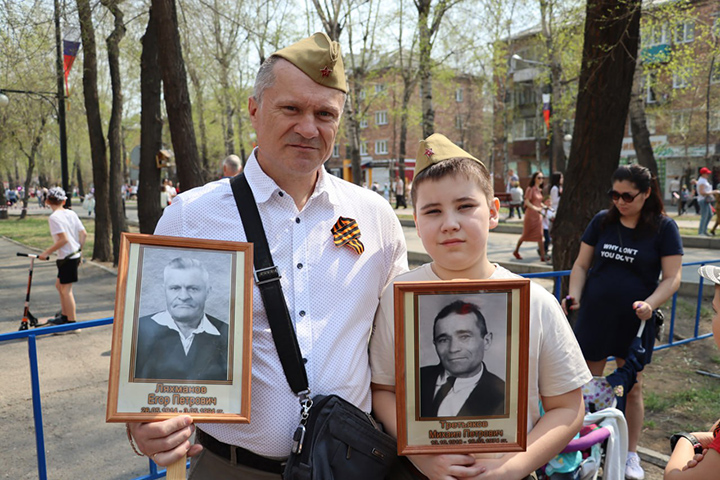 Абакан чествует Великую Победу и победителей - фото