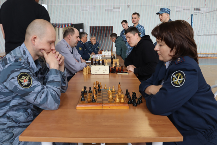 В УФСИН по Хакасии прошел шахматный турнир