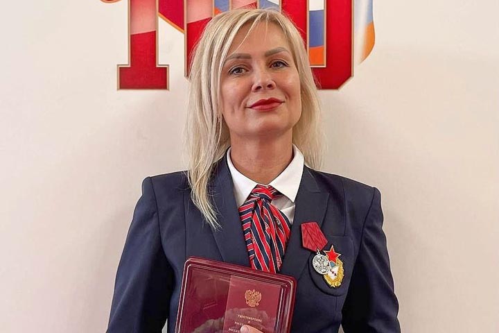 Ирина Золотухина награждена медалью ордена «За заслуги перед Отечеством» II степени