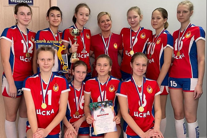 Волейболистки из Хакасии взяли золото первенства Сибири