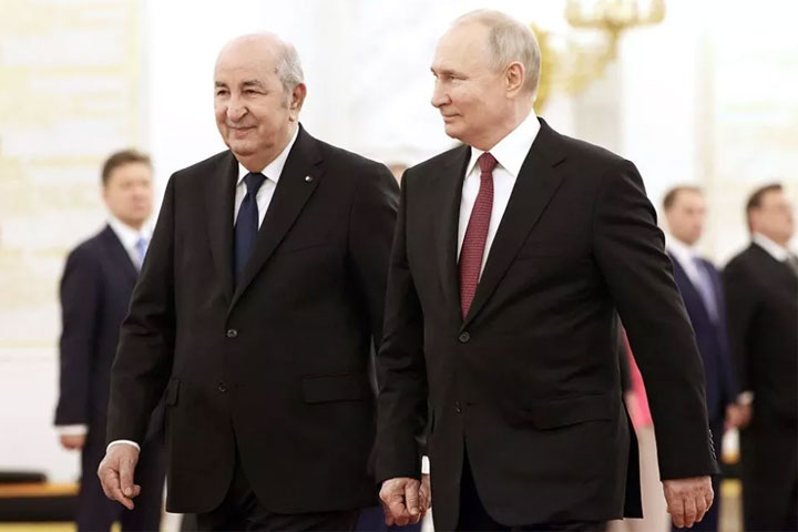 Владимир Путин назвал Алжир ключевым партнером в арабском мире и в Африке