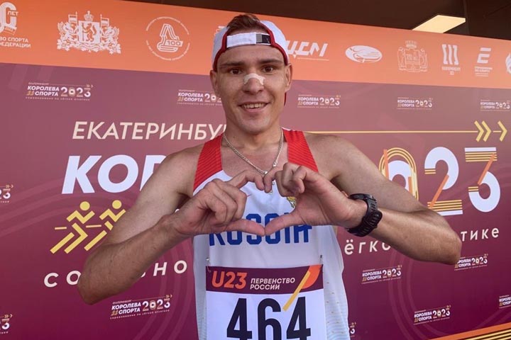 Артем Попов из Хакасии – победитель и призер первенства России по легкой атлетике