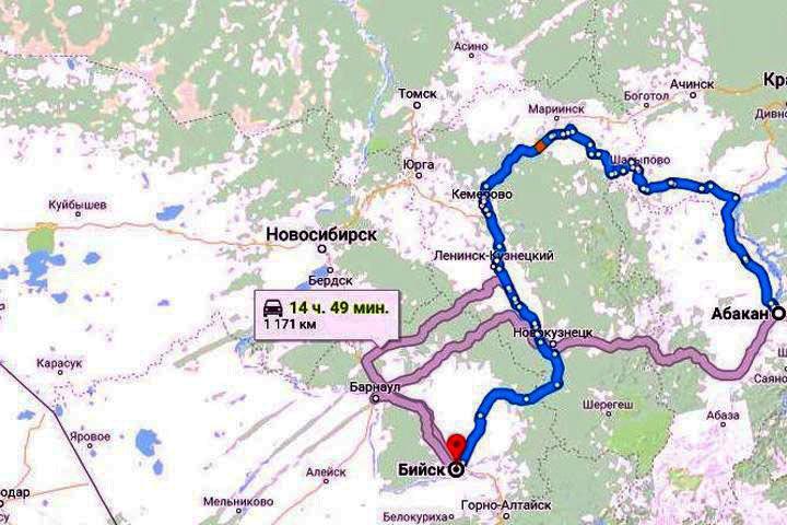 Транспортный коридор Абакан - Бийск соединит асфальтом Вершину Теи с другими населенными пунктами