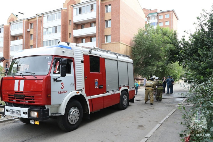 В Абакане горела сауна 