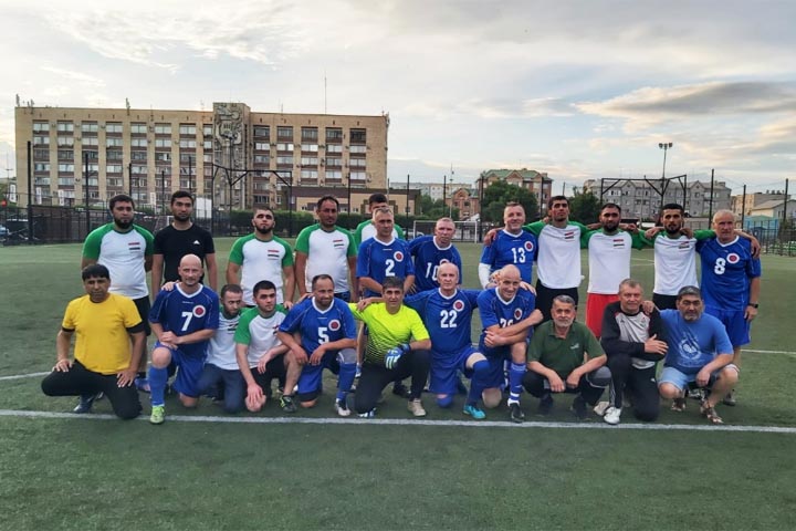Футболисты Хакасии встретились с командой Таджикистана 