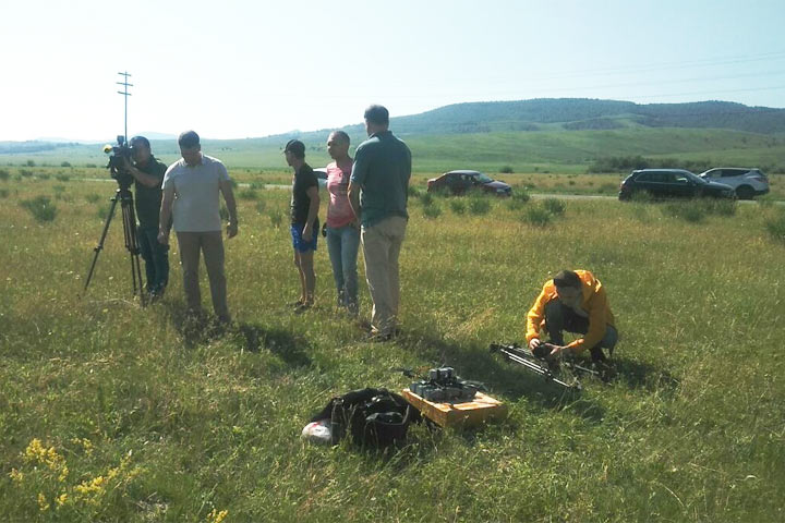 В Саяногорске прошли испытания опытного образца дрона