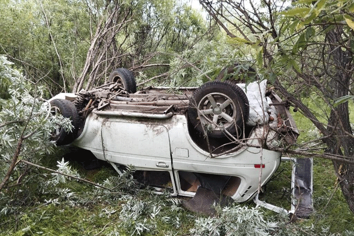 На дорогах Хакасии в пьяной аварии погибла женщина