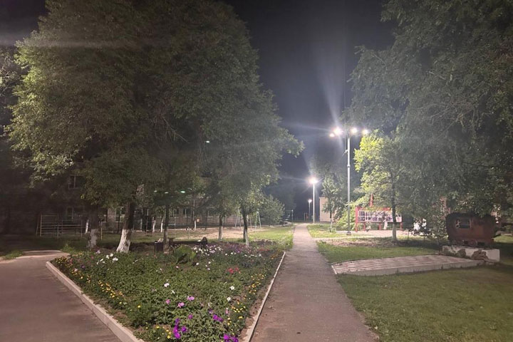 Сельские улицы в Хакасии становятся светлее