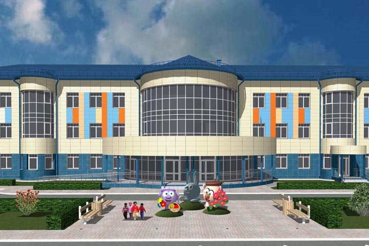 В Черногорске строится современная детская поликлиника