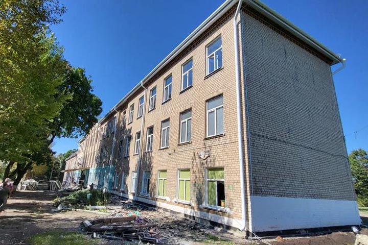В Червонопартизанске завершаются восстановительные работы в школе и детсаду 