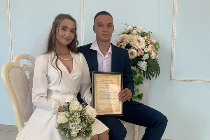 В Аскизском районе состоялась 100-я торжественная регистрация брака