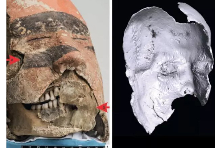 Под найденной более 50 лет назад в Хакасии погребальной маской обнаружили европеоида