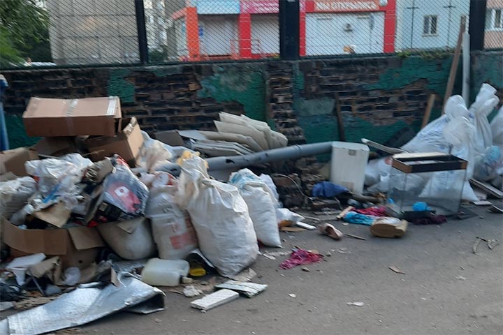 Жители столицы Хакасии жалуются на мусорный апокалипсис 