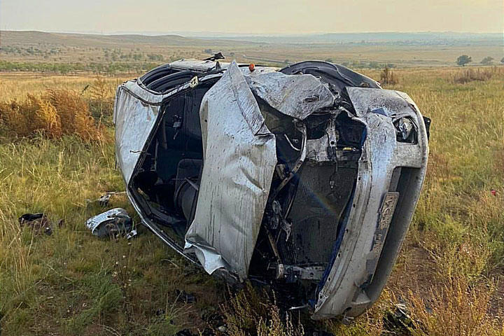 В Усть-Абаканском районе водитель Subaru Impreza разбился насмерть, слетев с дороги