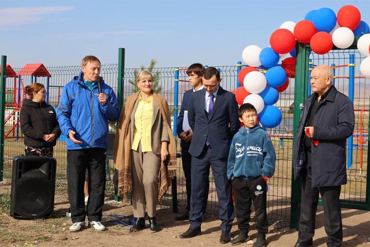 Сергей Кочан рассказал об открытии спортплощадки в Аскизском районе