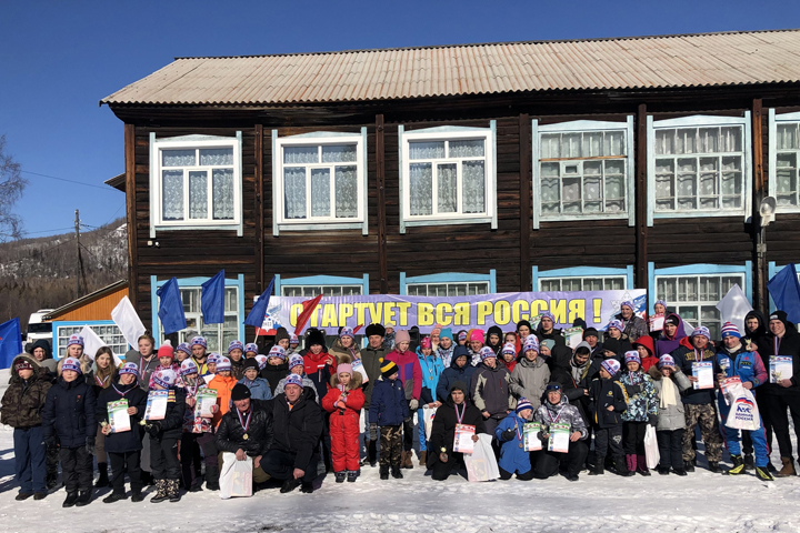 В северном районе Хакасии прошли лыжные соревнования