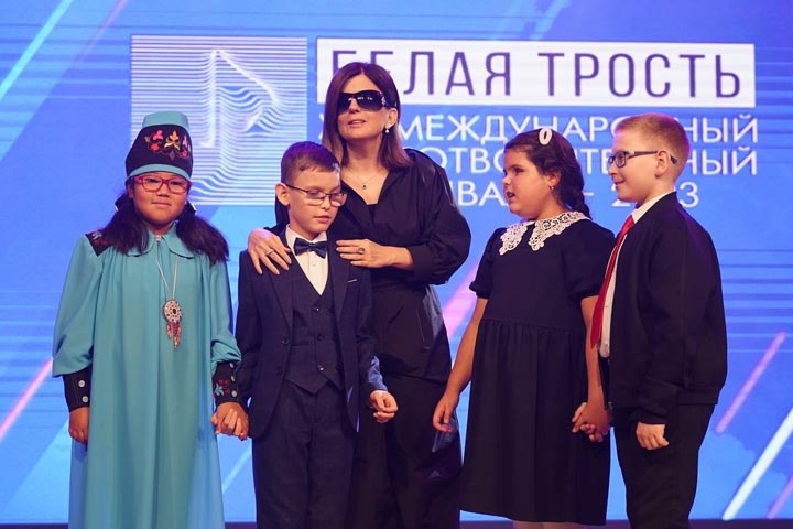 Воспитанники школы-интерната из Хакасии приняли участие в фестивале «Белая Трость» в Москве