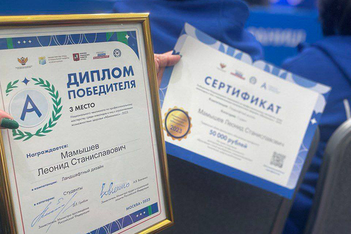 Студент из Хакасии стал призером Национального чемпионата «Абилимпикс»