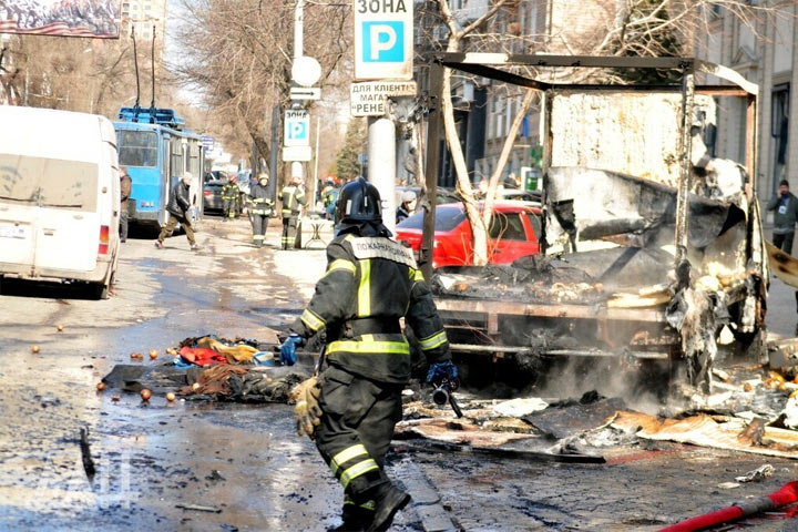 Минобороны: при подрыве кассетной боевой части в Донецке погибло 20 мирных жителей