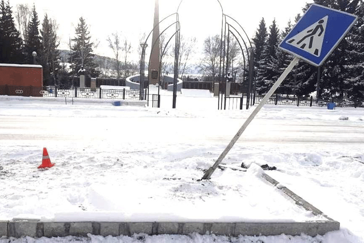 В Таштыпе автоледи сбила школьницу на пешеходном переходе