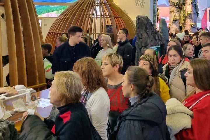 Стенд Хакасии вызвал большой интерес гостей выставки  «Россия»