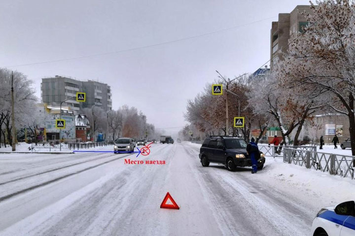 В Саяногорске женщину-пешехода сбила Honda CR-V