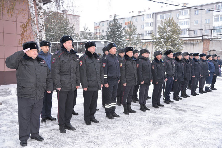 Отряд хакасской полиции убыл на Кавказ 