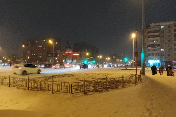  Прохождение циклона через Сибирь вызвало сильные снегопады