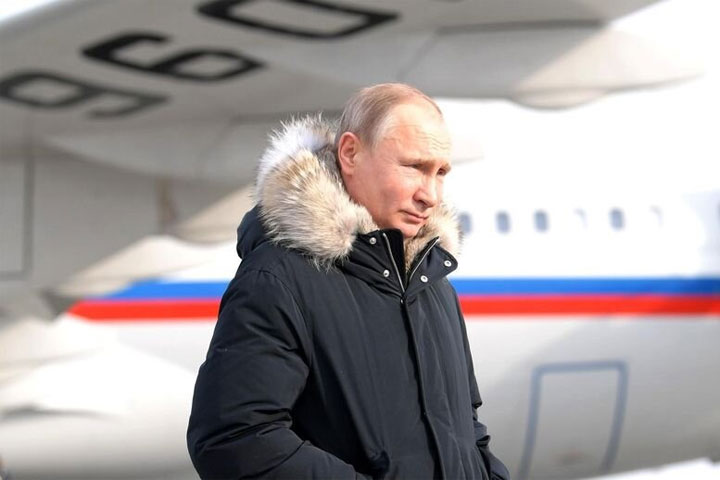 Путин впервые прибыл на Чукотку
