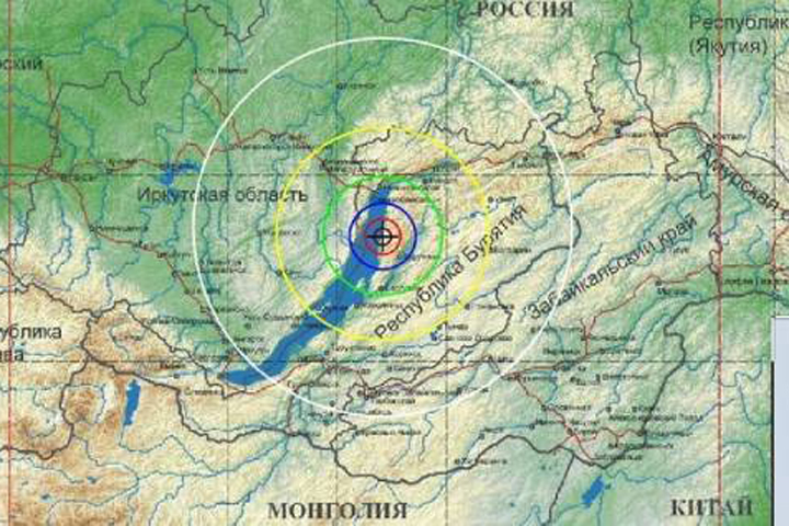 В Бурятии зафиксировали землетрясение интенсивностью 6,5 - 7 балла 