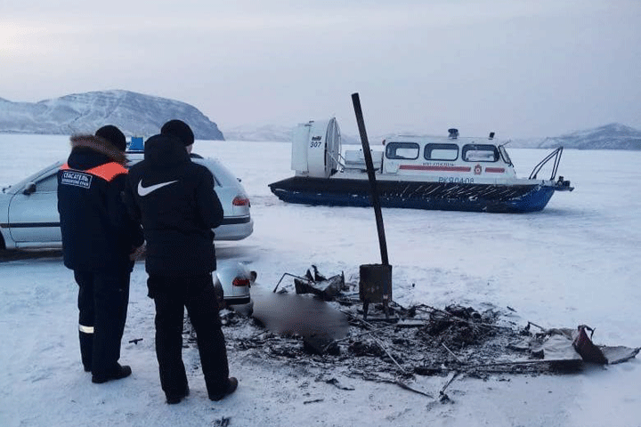 На Красноярском водохранилище в палатке сгорел рыбак