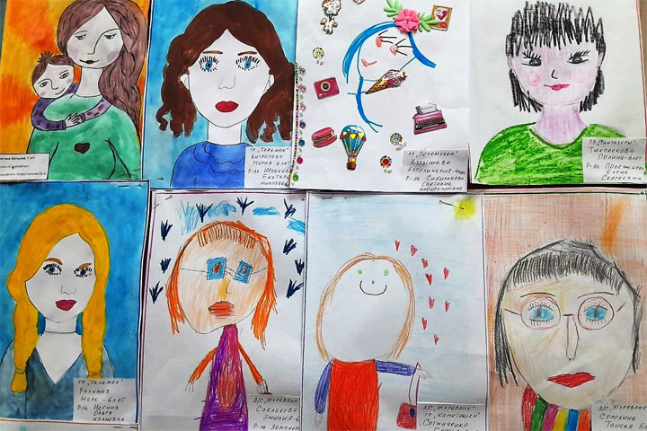 Клуб инвалидов по зрению пригласил жителей Хакасии на выставку детских рисунков «Моя мама лучше всех!»