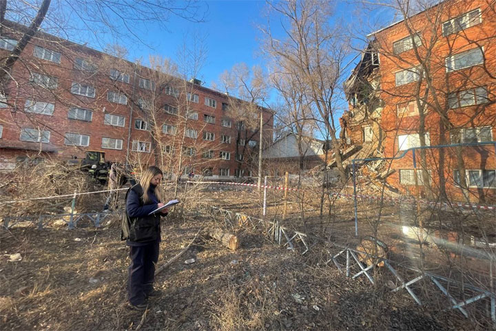 Из-за обрушения части общежития в Черногорске возбуждено уголовное дело