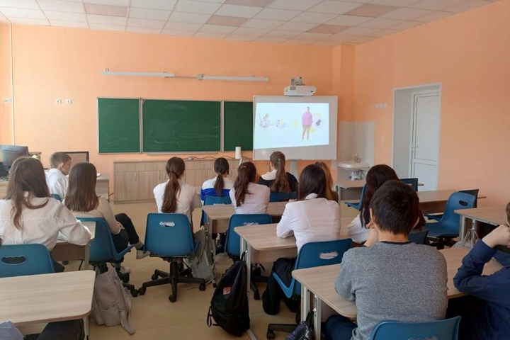 В Лестранхозовской школе Аскизского района прошли профориентационные уроки