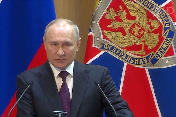 Путин сделал несколько важный заявлений на коллегии ФСБ