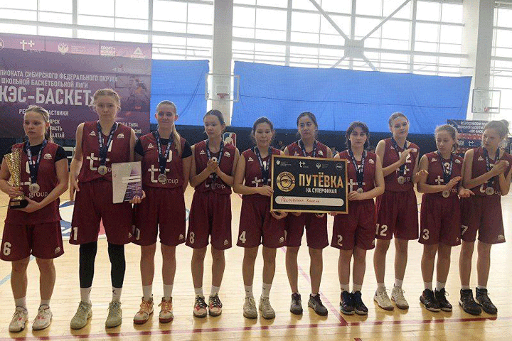 Школьницы Хакасии представят республику на суперфинале Школьной баскетбольной лиги