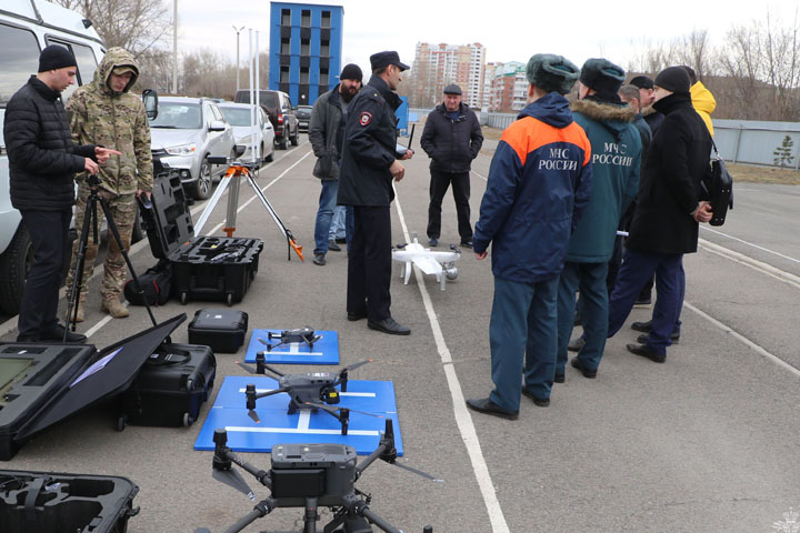В Хакасии прошли первые межведомственные сборы специалистов беспилотной авиации