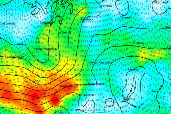 Хакасия попала в зону «красного ветра»