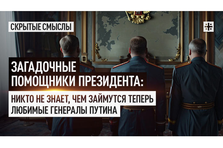 Загадочные помощники президента: Чем займутся теперь любимые генералы Путина