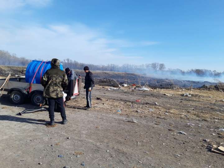 ЧП: в Аскизском районе огонь уничтожил  кошару 