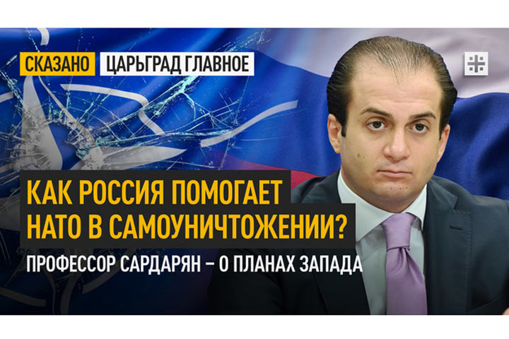 Как Россия помогает НАТО в самоуничтожении? Профессор Сардарян – о планах Запада