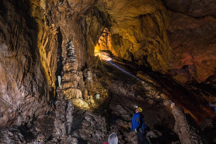 В Бородинской пещере заработал новый маршрут 