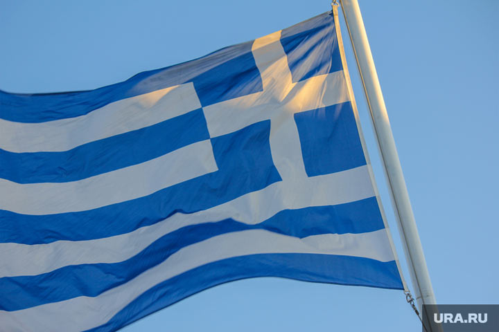 Жители Греции провели акцию в поддержку России