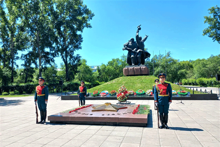 Жители Хакасии  почтили память погибших в Великой Отечественной войне