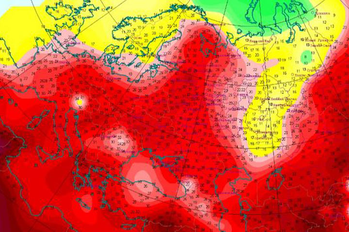 В России за сутки установлен 31 рекорд жары